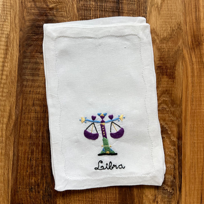 Zodiac Cocktail Napkins, set of 4